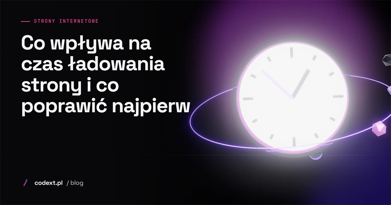 Co wpływa na czas ładowania strony i co poprawić najpierw